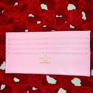 Louis Vuitton Felicie credit card/cash holder PINK